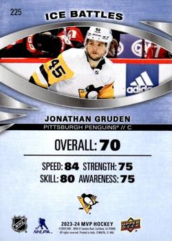 2023-24 Upper Deck MVP - Ice Battles #225 Jonathan Gruden Back