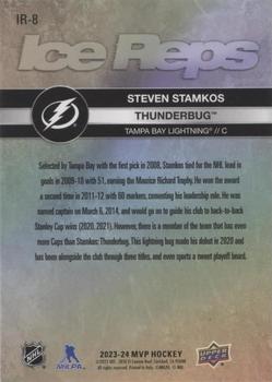 2023-24 Upper Deck MVP - Ice Reps #IR-8 Steven Stamkos / Thunderbug Back