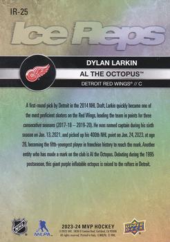 2023-24 Upper Deck MVP - Ice Reps #IR-25 Dylan Larkin / Al The Octopus Back