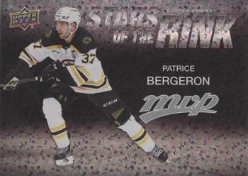 2023-24 Upper Deck MVP - Stars of the Rink #SS-25 Patrice Bergeron Front