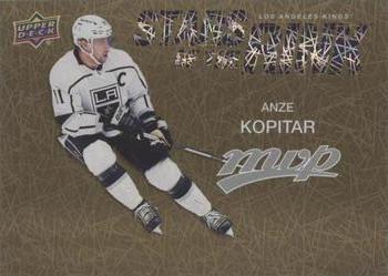 2023-24 Upper Deck MVP - Stars of the Rink Gold #SS-24 Anze Kopitar Front