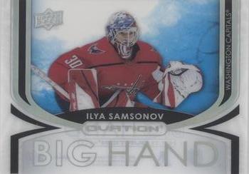 2021-22 Upper Deck Ovation - Big Hand #BH-7 Ilya Samsonov Front