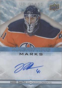 2021-22 Upper Deck Ovation - UD Glass Magnifying Marks #MM-SM Mike Smith Front