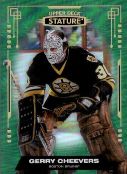 2021-22 Upper Deck Stature - Green #42 Gerry Cheevers Front