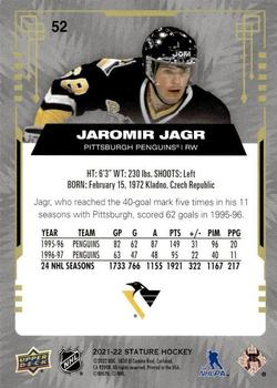 2021-22 Upper Deck Stature - Green #52 Jaromir Jagr Back