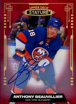 2021-22 Upper Deck Stature - Autographs Red #3 Anthony Beauvillier Front