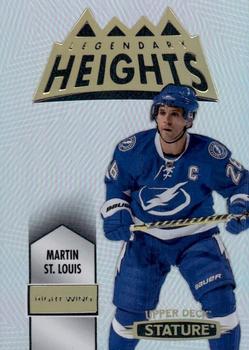 2021-22 Upper Deck Stature - Legendary Heights #LH-10 Martin St. Louis Front