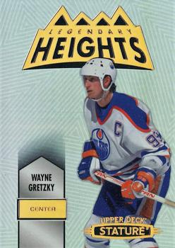2021-22 Upper Deck Stature - Legendary Heights #LH-17 Wayne Gretzky Front