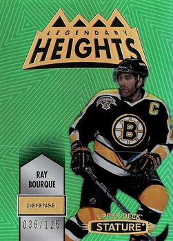 2021-22 Upper Deck Stature - Legendary Heights Green #LH-15 Ray Bourque Front