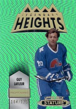 2021-22 Upper Deck Stature - Legendary Heights Green #LH-18 Guy Lafleur Front