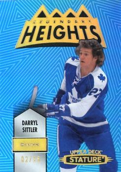 2021-22 Upper Deck Stature - Legendary Heights Blue #LH-4 Darryl Sittler Front