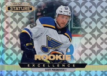 2021-22 Upper Deck Stature - Rookie Excellence #RE-20 Scott Perunovich Front