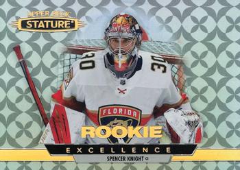 2021-22 Upper Deck Stature - Rookie Excellence #RE-47 Spencer Knight Front