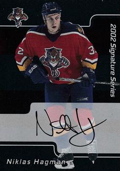 2001-02 Be a Player Update - 2001-02 Be A Player Signature Series Update Autographs #234 Niklas Hagman Front
