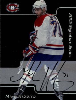 2001-02 Be a Player Update - 2001-02 Be A Player Signature Series Update Autographs #237 Mike Ribeiro Front
