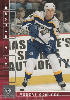 2001-02 Be a Player Update - 2001-02 Be a Player Memorabilia Update Ruby #337 Robert Schnabel Front