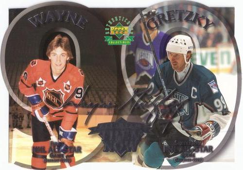 1997 Upper Deck Authenticated Wayne Gretzky All-Star Then & Now 3x5 #NNO Wayne Gretzky Front