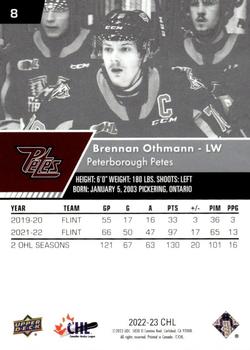 2022-23 Upper Deck CHL #8 Brennan Othmann Back