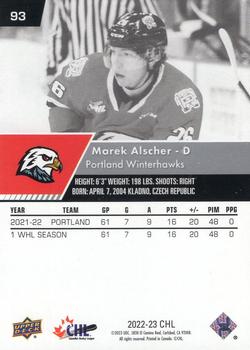 2022-23 Upper Deck CHL #93 Marek Alscher Back