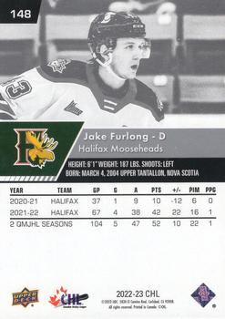 2022-23 Upper Deck CHL #148 Jake Furlong Back
