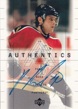 1999-00 Upper Deck Gold Reserve - UD Authentics (Series One) #PB Pavel Bure Front