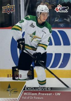 2022-23 Upper Deck CHL - Exclusives #80 William Provost Front