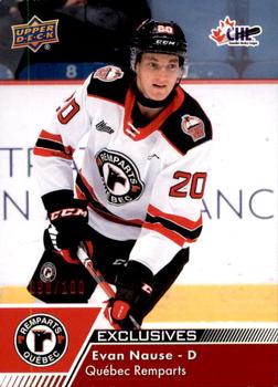 2022-23 Upper Deck CHL - Exclusives #155 Evan Nause Front