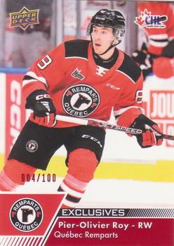 2022-23 Upper Deck CHL - Exclusives #164 Pier-Olivier Roy Front