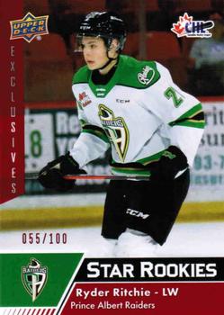 2022-23 Upper Deck CHL - Exclusives #398 Ryder Ritchie Front