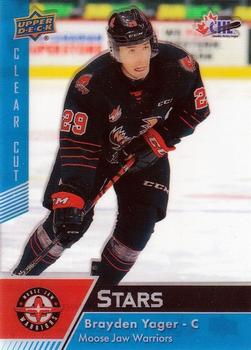 2022-23 Upper Deck CHL - Clear Cut #307 Brayden Yager Front