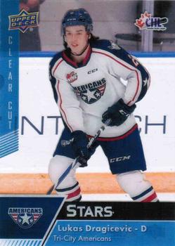 2022-23 Upper Deck CHL - Clear Cut #311 Lukas Dragicevic Front