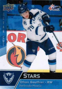 2022-23 Upper Deck CHL - Clear Cut #320 Ethan Gauthier Front