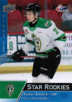 2022-23 Upper Deck CHL - Clear Cut #398 Ryder Ritchie Front