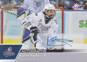 2022-23 Upper Deck CHL - Autographs #91 Kalem Parker Front
