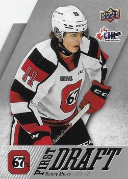 2022-23 Upper Deck CHL - First Draft #FD-7 Henry Mews Front