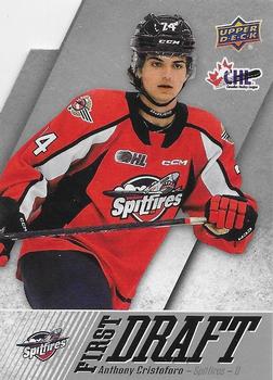 2022-23 Upper Deck CHL - First Draft #FD-13 Anthony Cristoforo Front