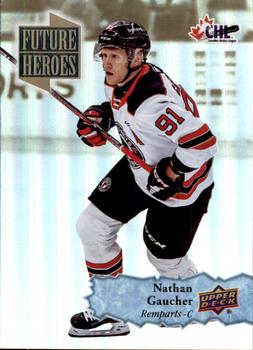 2022-23 Upper Deck CHL - Future Heroes #FH-10 Nathan Gaucher Front