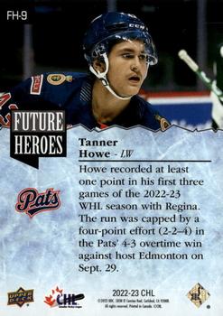 2022-23 Upper Deck CHL - Future Heroes Red #FH-9 Tanner Howe Back