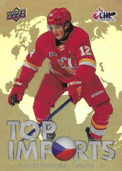 2022-23 Upper Deck CHL - Top Imports #TI-8 Matyas Melovsky Front