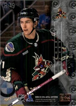 2022-23 SkyBox Metal Universe - 1998-99 Retro #R-49 Dylan Guenther Back