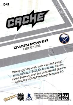 2022-23 SkyBox Metal Universe - Cache #C-47 Owen Power Back
