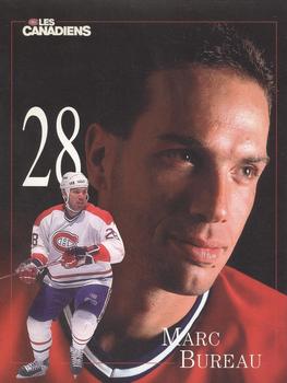 1998-99 Montreal Canadiens Line-Up Sheets #NNO Marc Bureau Front