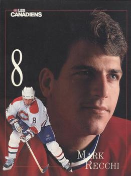 1998-99 Montreal Canadiens Line-Up Sheets #NNO Mark Recchi Front