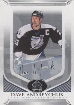 2020-21 SP Signature Edition Legends - Silver Script #200 Dave Andreychuk Front