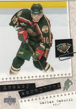 2005-06 Upper Deck - Hockey Scrapbook #HS17 Marian Gaborik Front