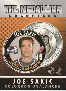 2005-06 Merrick Mint NHL Medallion Cards #NNO Joe Sakic Front