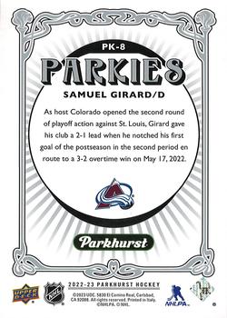 2022-23 Parkhurst - Parkies #PK-8 Samuel Girard Back