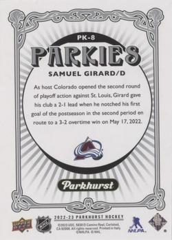 2022-23 Parkhurst - Parkies Red #PK-8 Samuel Girard Back