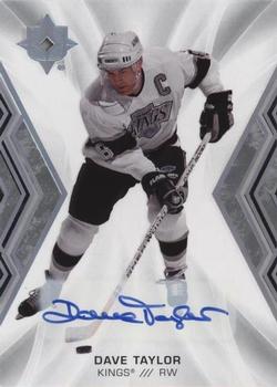 2021-22 Upper Deck Ultimate Collection - Autographs #90 Dave Taylor Front