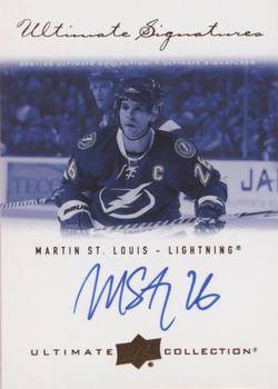 2021-22 Upper Deck Ultimate Collection - 2000-01 Ultimate Signatures Retro #USR-MS Martin St. Louis Front